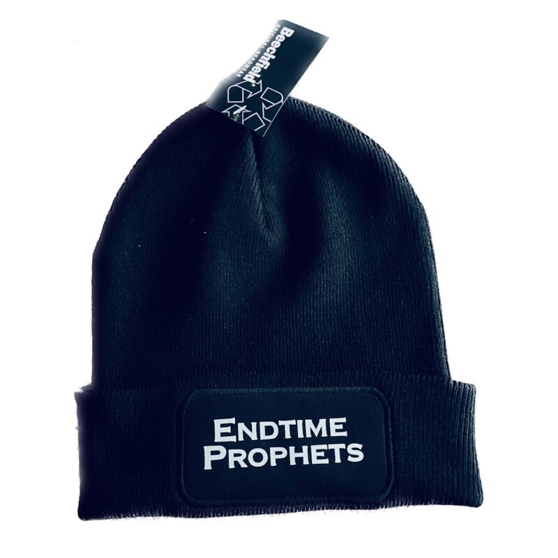 ENDTIME PROPHETS - BEANIE BLACK "LETTERING"
