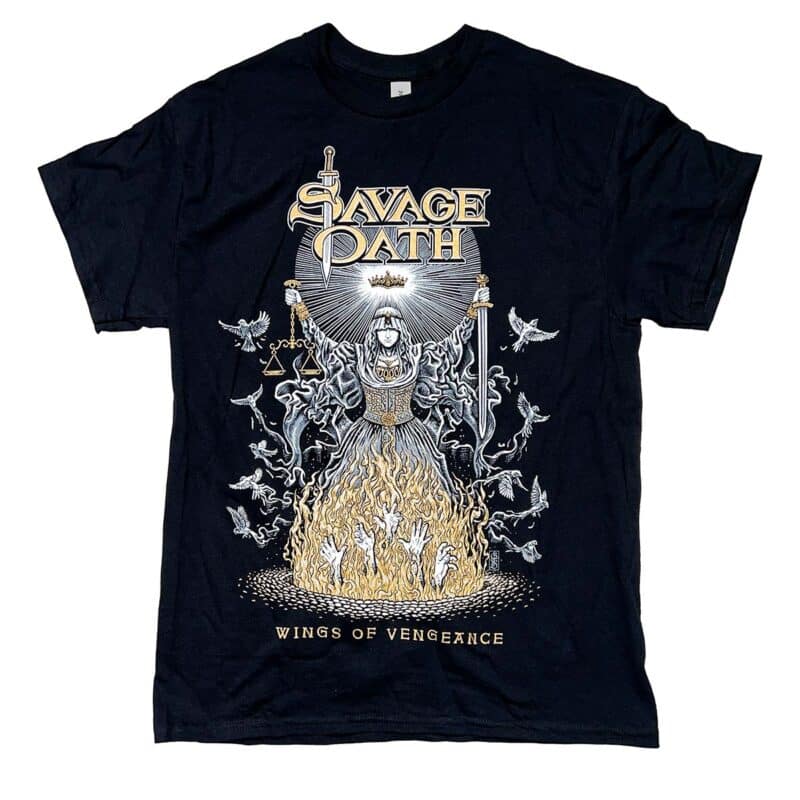 Savage Oath Band Wings of Vengeance T-Shirt
