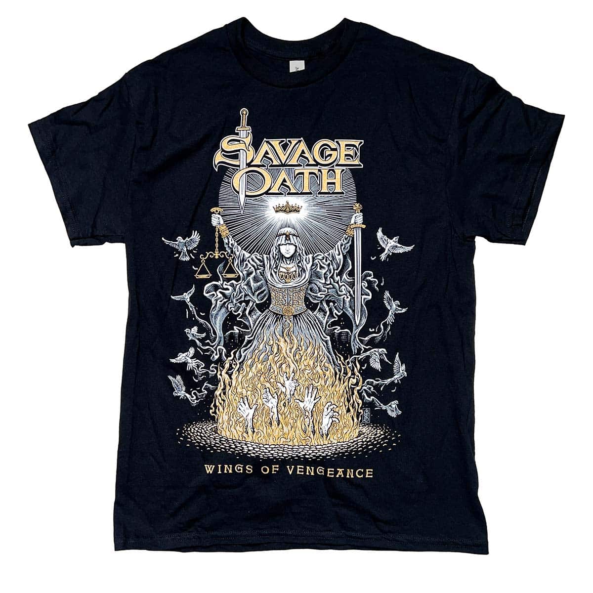 Savage Oath Band Wings of Vengeance T-Shirt