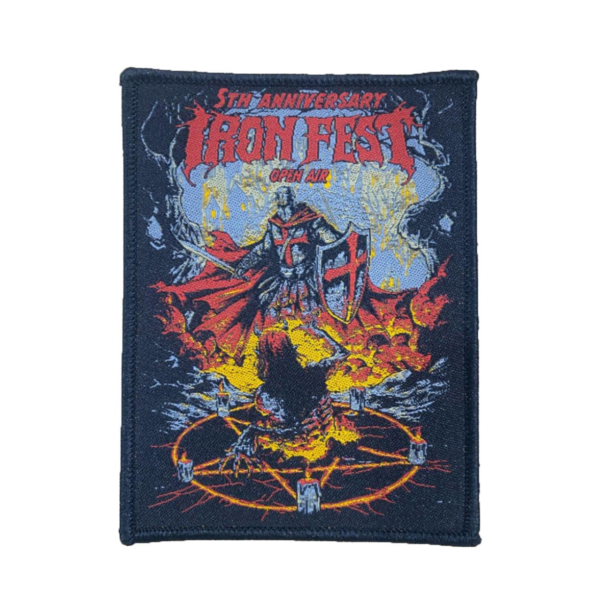 Iron Fest Open Air 2025 Festival 5th Anniversary Logo Patch