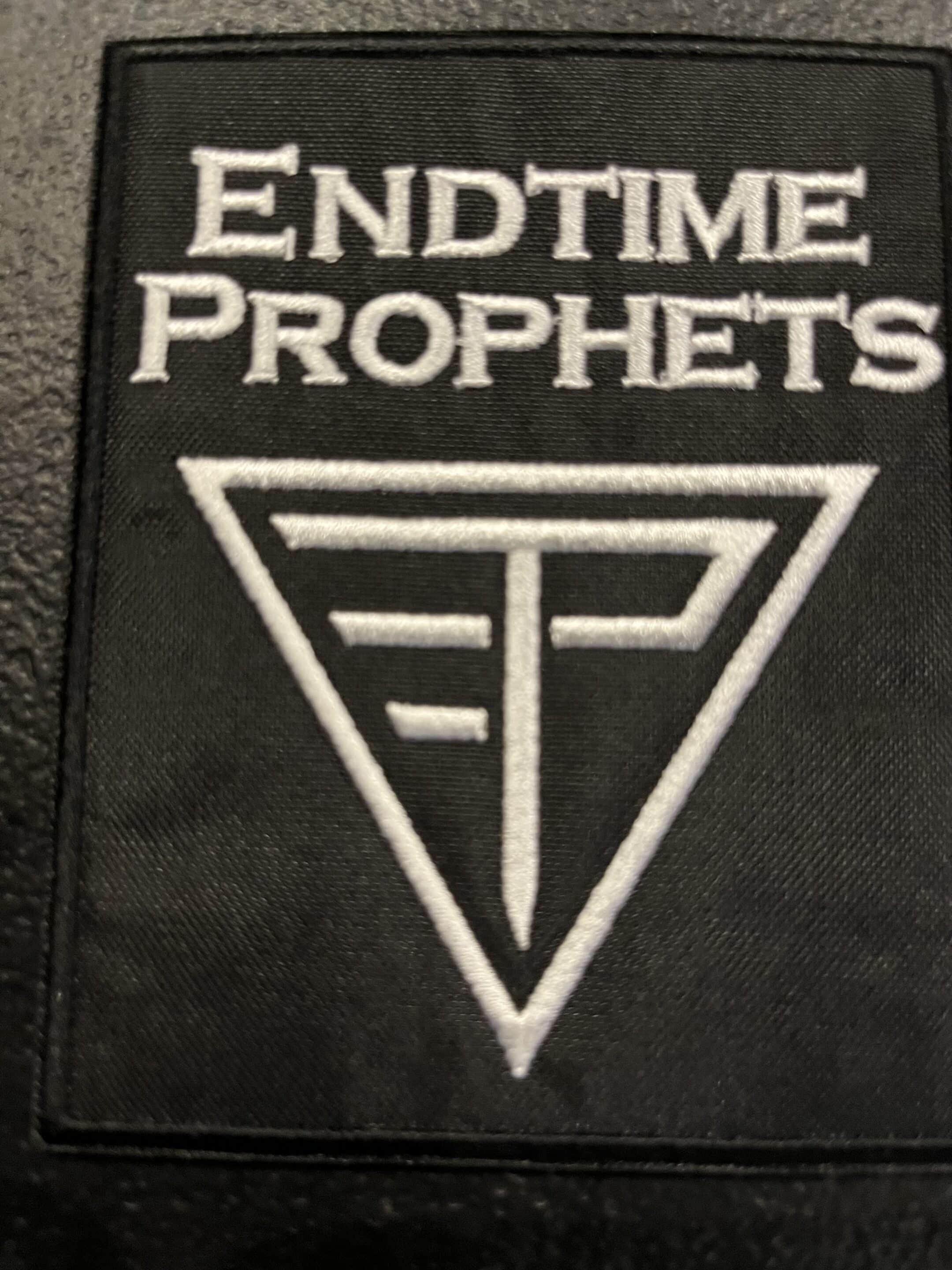 Endtime Prophets Patch – Logo white